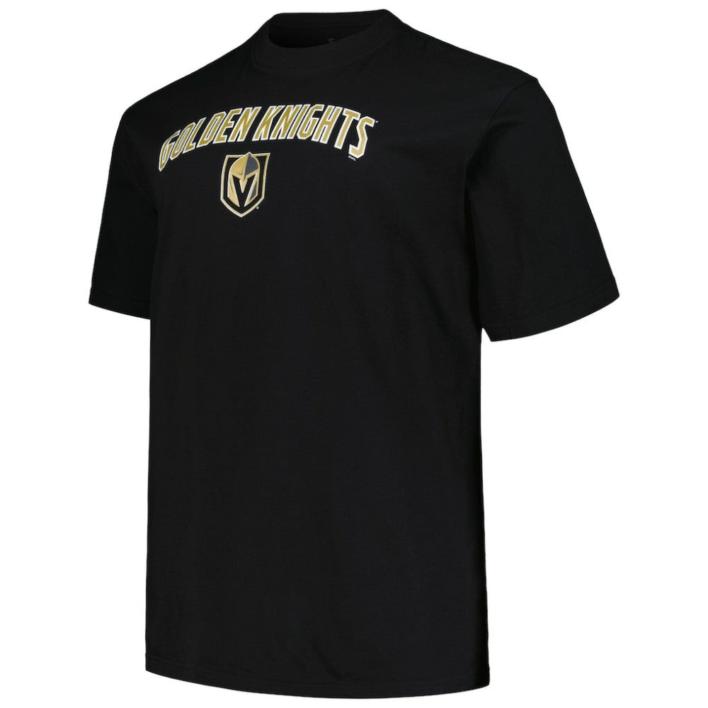 Vegas Golden Knights Profile Big & Tall Arch Over Logo T-Shirt - Black | NHL near me
