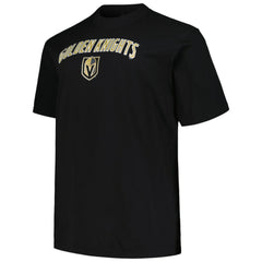 Vegas Golden Knights Profile Big & Tall Arch Over Logo T-Shirt - Black | NHL near me