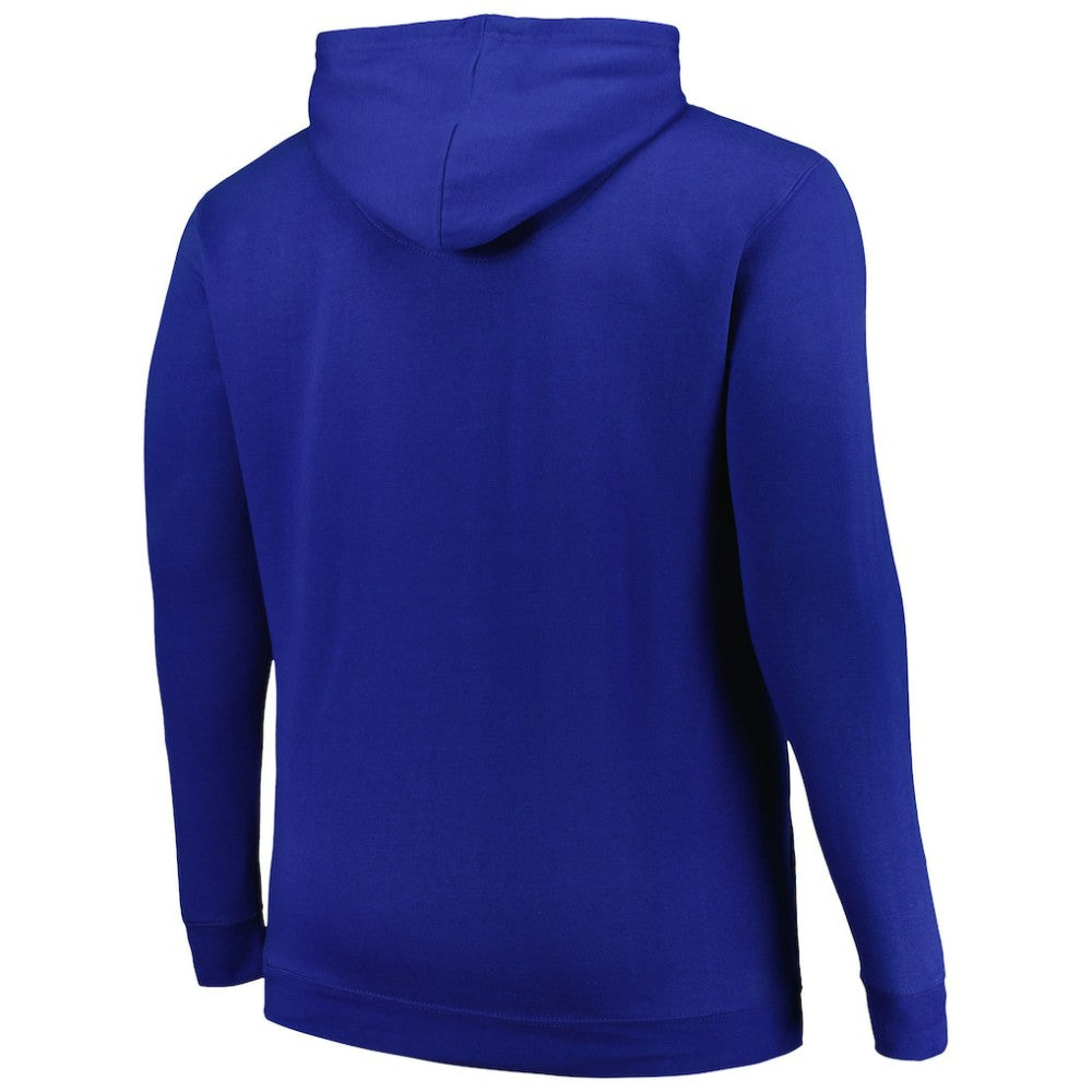 New York Rangers Profile Big & Tall Arch Over Logo Pullover Hoodie - Blue | NHL Lifestyle