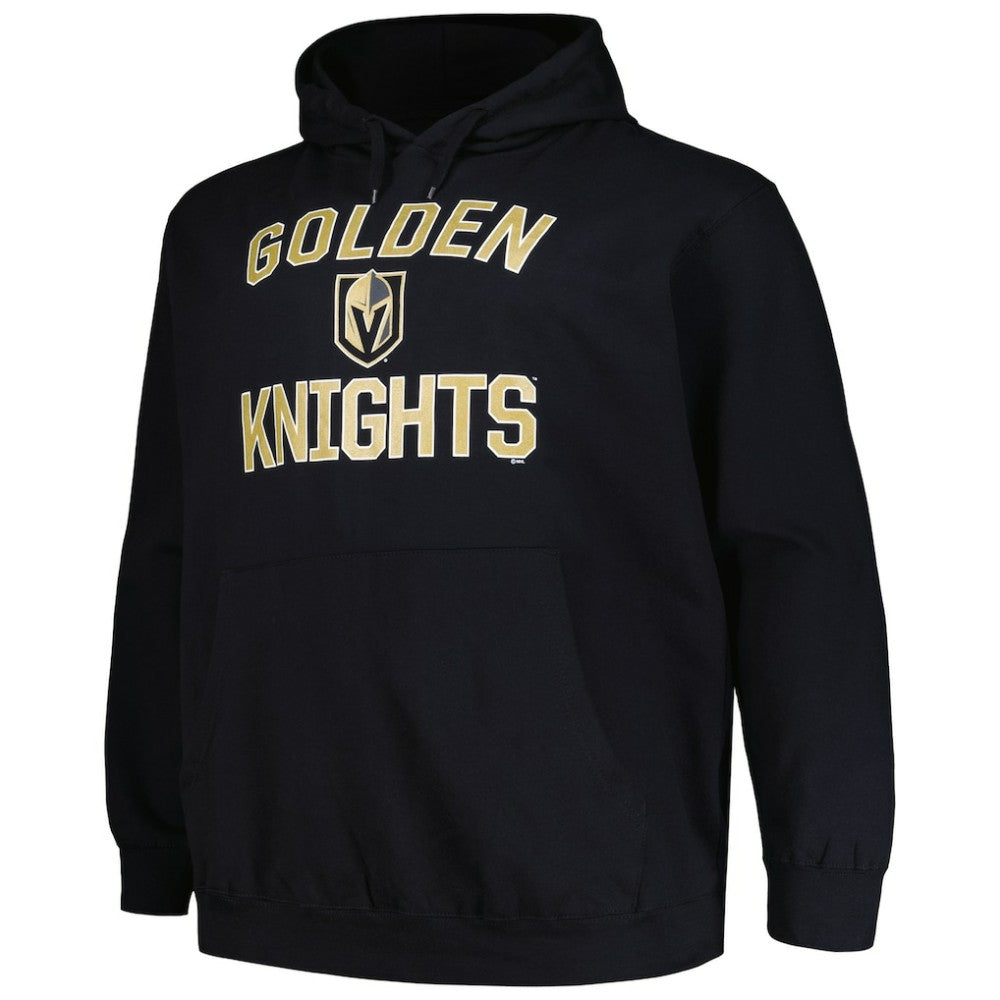 Vegas Golden Knights Profile Big & Tall Arch Over Logo Pullover Hoodie - Black | NHL on sale
