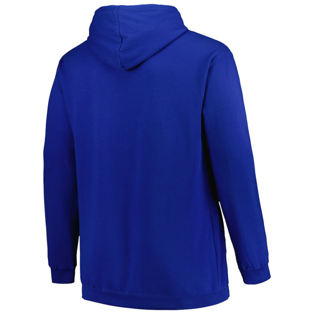 Tampa Bay Lightning Profile Big & Tall Arch Over Logo Pullover Hoodie - Blue | NHL Clearance