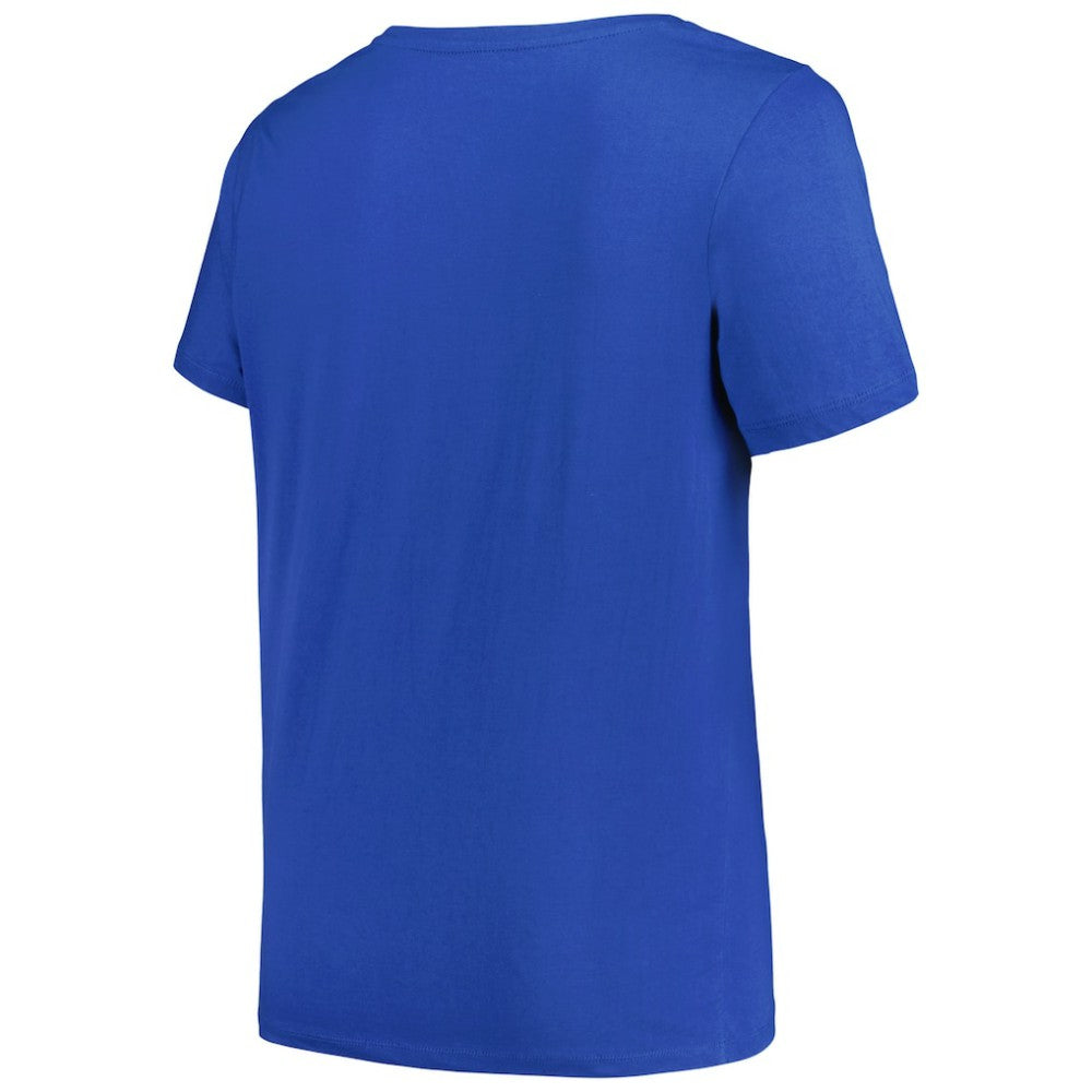 Tampa Bay Lightning Profile Women's Plus Size Arch Over Logo T-Shirt - Blue | NHL sale
