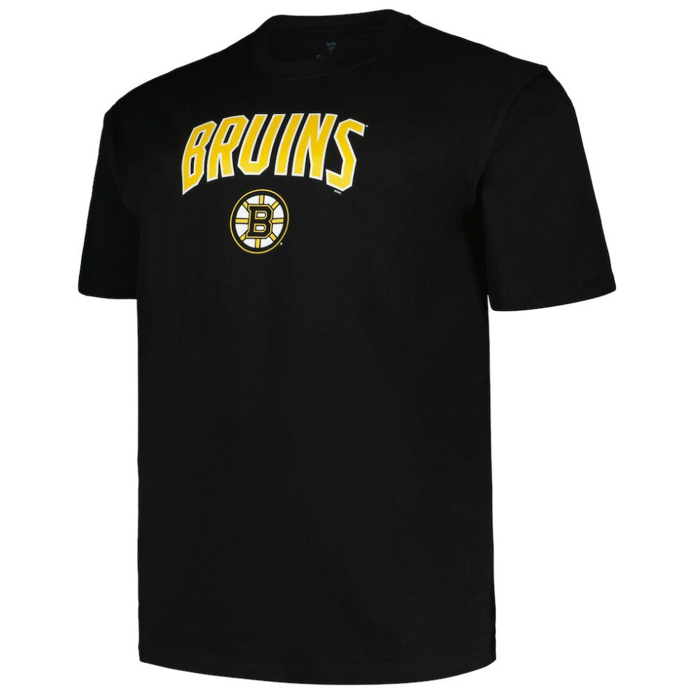 Boston Bruins Profile Big & Tall Arch Over Logo T-Shirt - Black | NHL sale