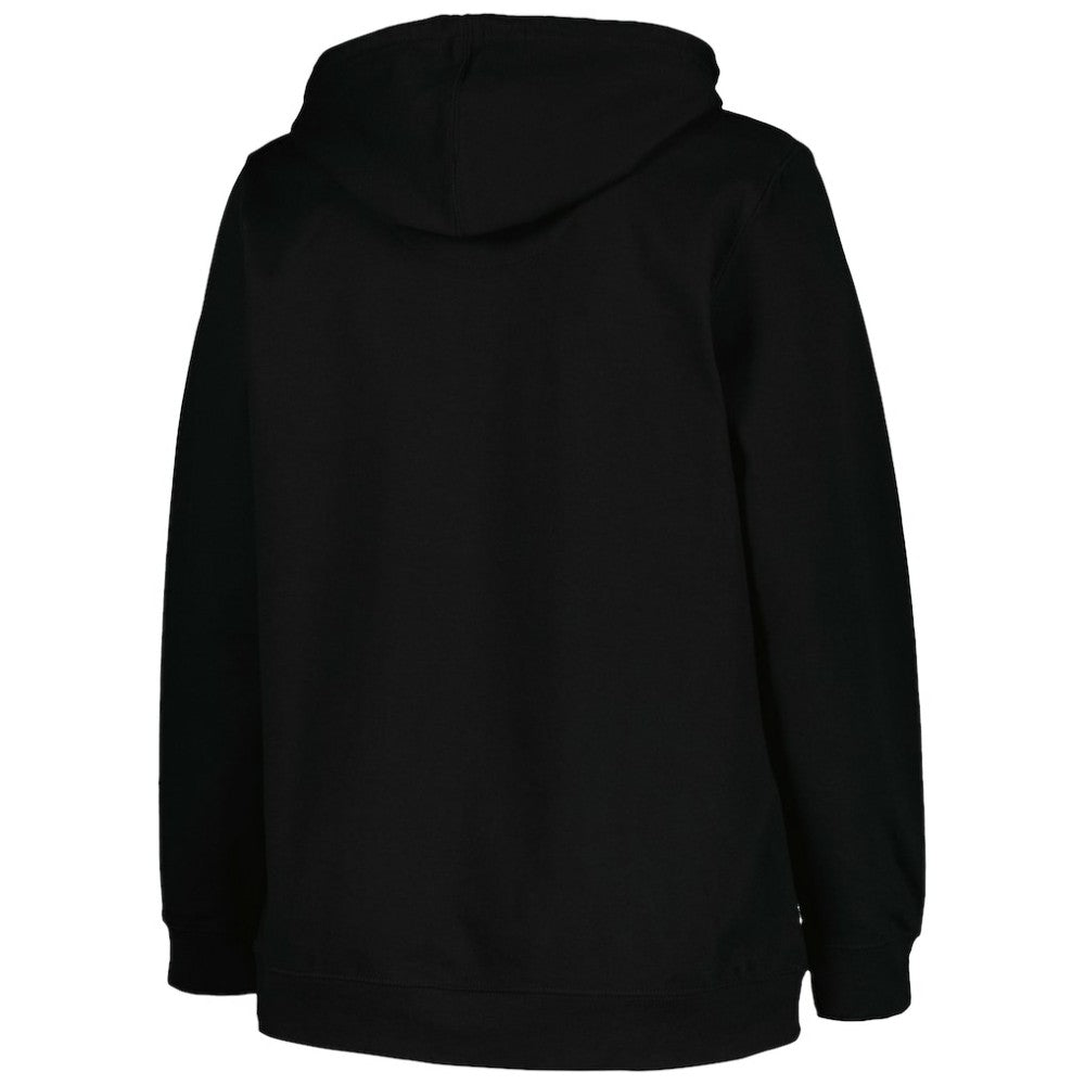 Boston Bruins Profile Women's Plus Size Arch Over Logo Pullover Hoodie - Black | NHL online