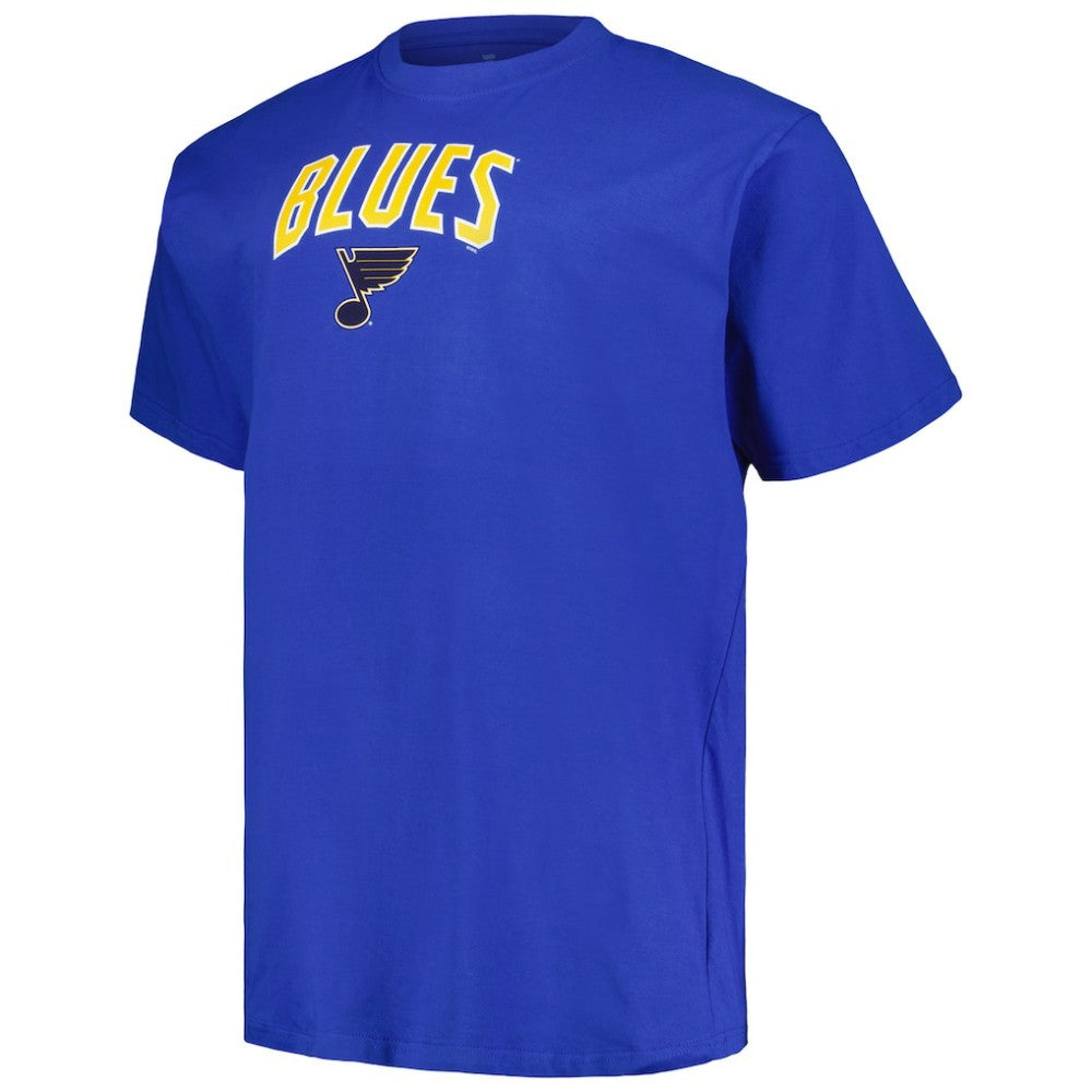 St. Louis Blues Profile Big & Tall Arch Over Logo T-Shirt - Blue | NHL sale