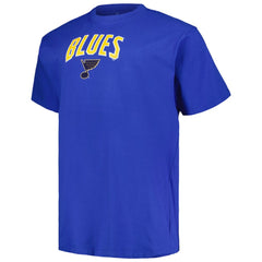 St. Louis Blues Profile Big & Tall Arch Over Logo T-Shirt - Blue | NHL sale