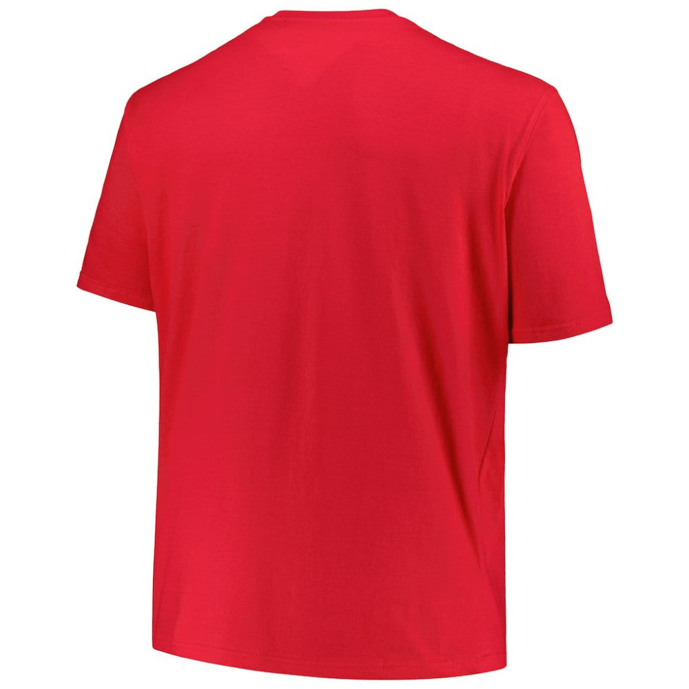 New Jersey Devils Profile Big & Tall Arch Over Logo T-Shirt - Red | NHL on sale