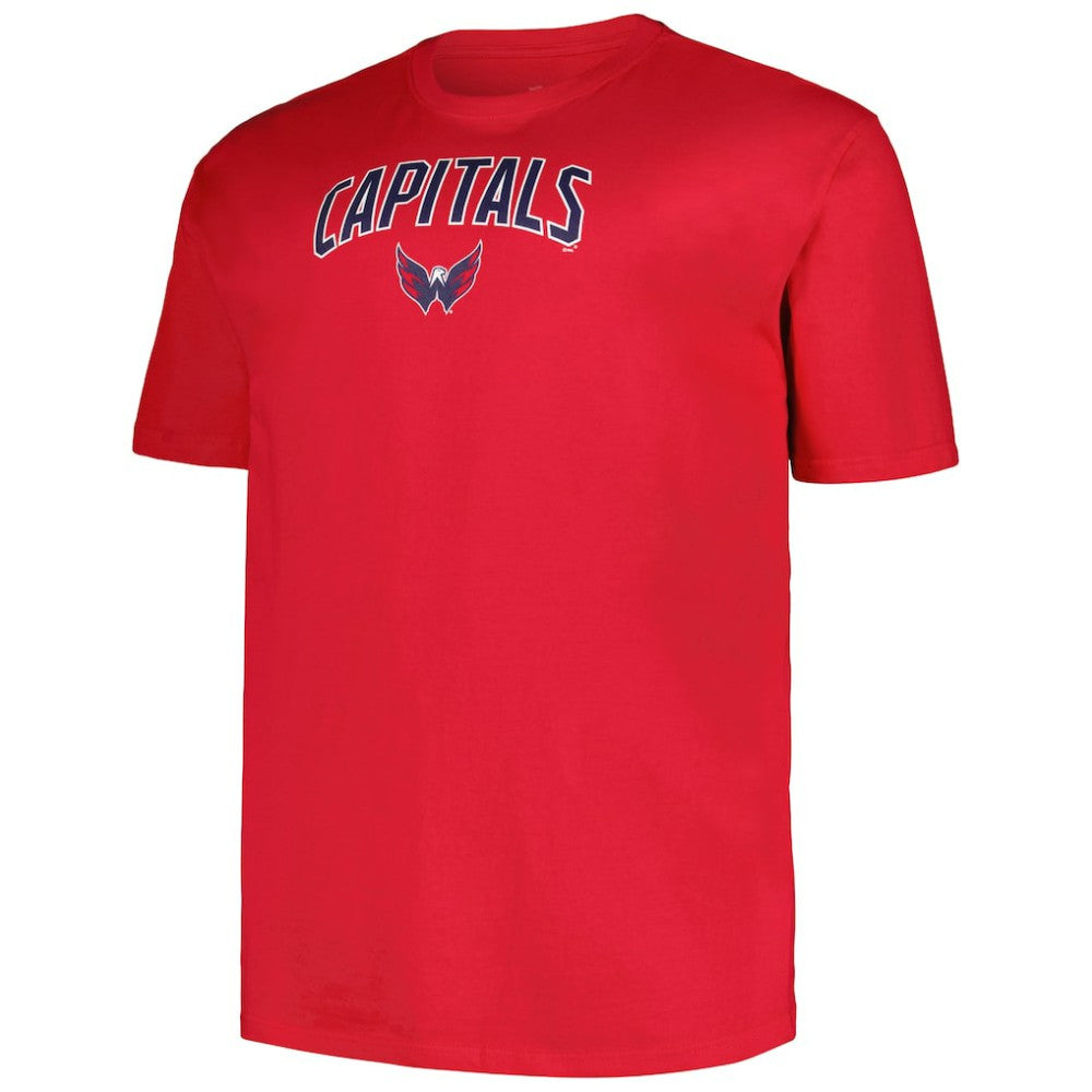 Washington Capitals Profile Big & Tall Arch Over Logo T-Shirt - Red | NHL sale