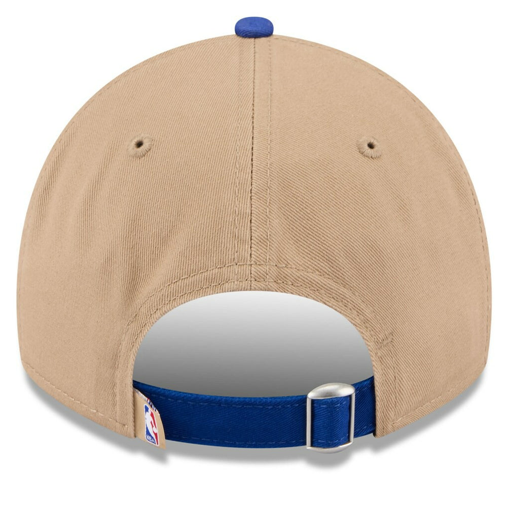 New Era Philadelphia 76ers 2024 NBA Draft 9TWENTY Adjustable Hat Tan/Royal