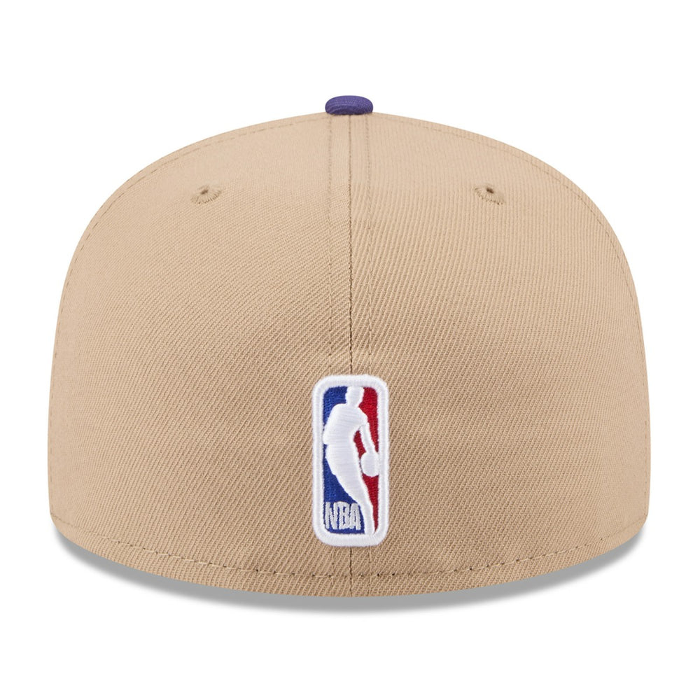 New Era Phoenix Suns 2024 NBA Draft 59FIFTY Fitted Hat Tan/Purple