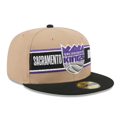 New Era Sacramento Kings 2024 NBA Draft 59FIFTY Fitted Hat Tan/Black