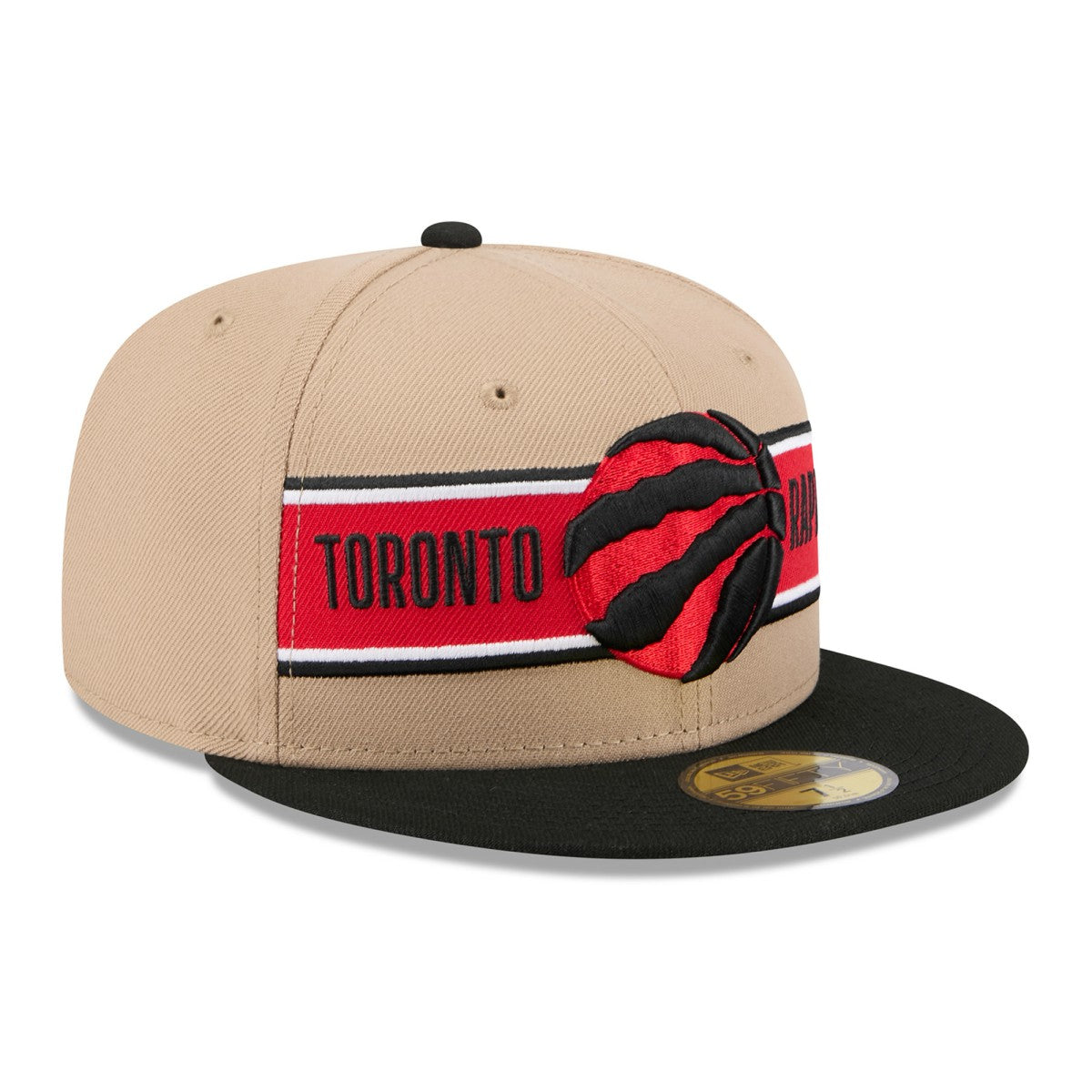 New Era Toronto Raptors 2024 NBA Draft 59FIFTY Fitted Hat Tan/Black