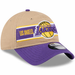 New Era Los Angeles Lakers 2024 NBA Draft 9TWENTY Adjustable Hat Tan/Purple