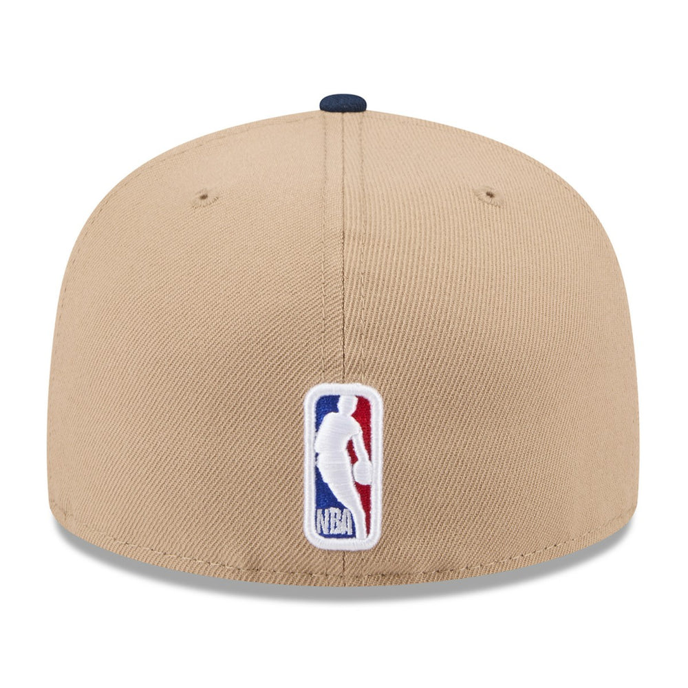 New Era Memphis Grizzlies 2024 NBA Draft 59FIFTY Fitted Hat Tan/Navy