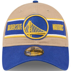 New Era Golden State Warriors 2024 NBA Draft 9TWENTY Adjustable Hat Tan/Royal