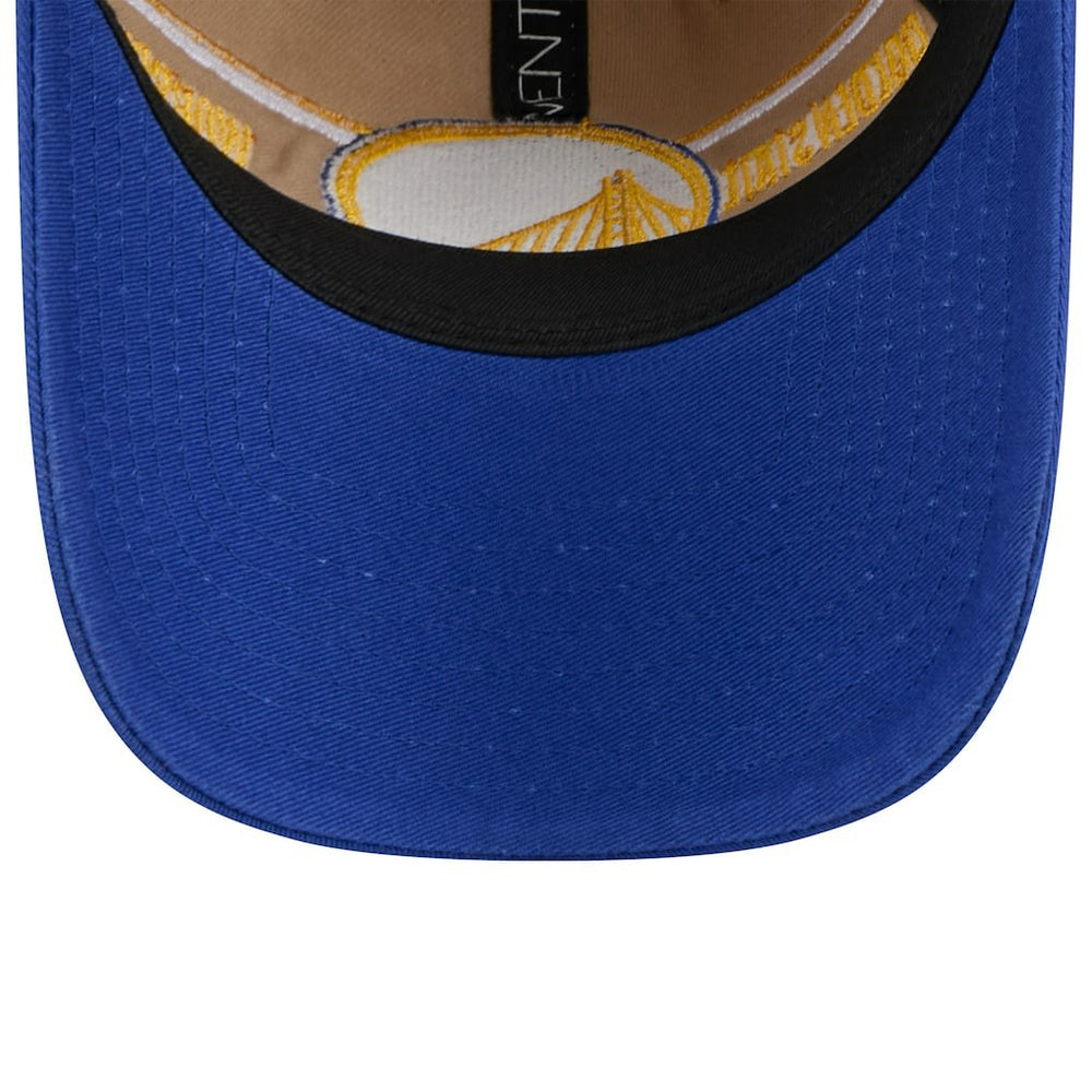 New Era Golden State Warriors 2024 NBA Draft 9TWENTY Adjustable Hat Tan/Royal