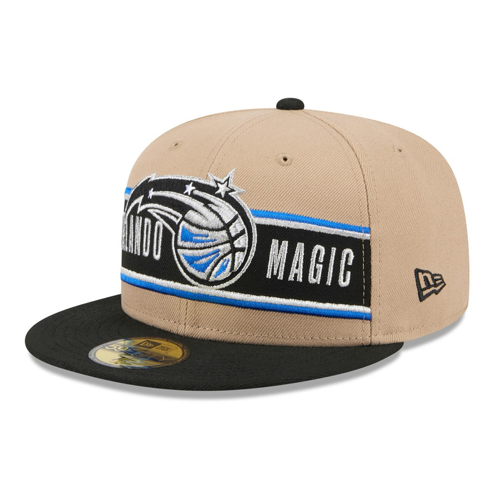 New Era Orlando Magic 2024 NBA Draft 59FIFTY Fitted Hat Tan/Black