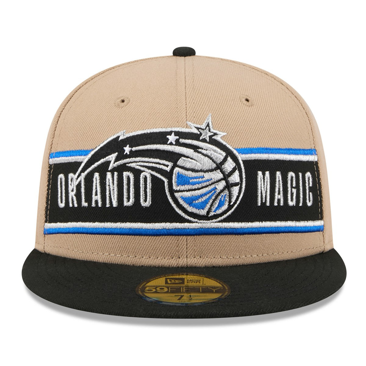 New Era Orlando Magic 2024 NBA Draft 59FIFTY Fitted Hat Tan/Black