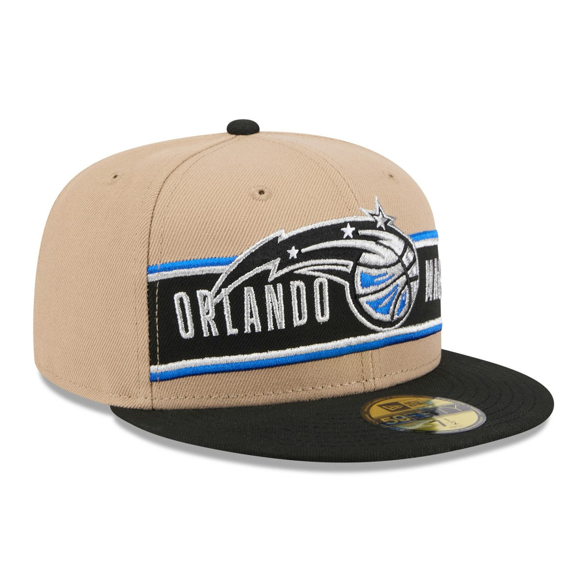 New Era Orlando Magic 2024 NBA Draft 59FIFTY Fitted Hat Tan/Black