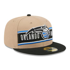 New Era Orlando Magic 2024 NBA Draft 59FIFTY Fitted Hat Tan/Black