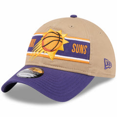 New Era Phoenix Suns 2024 NBA Draft 9TWENTY Adjustable Hat Tan/Purple