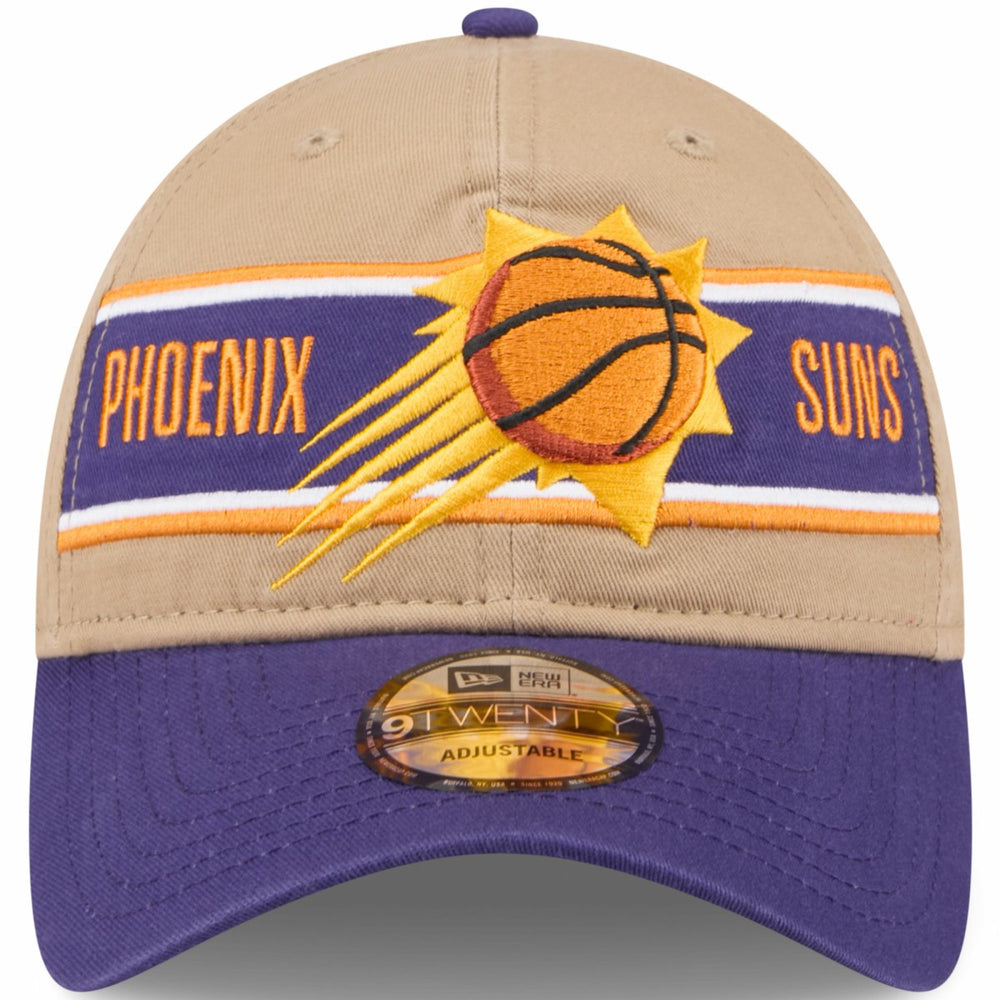 New Era Phoenix Suns 2024 NBA Draft 9TWENTY Adjustable Hat Tan/Purple