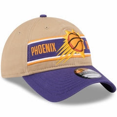 New Era Phoenix Suns 2024 NBA Draft 9TWENTY Adjustable Hat Tan/Purple
