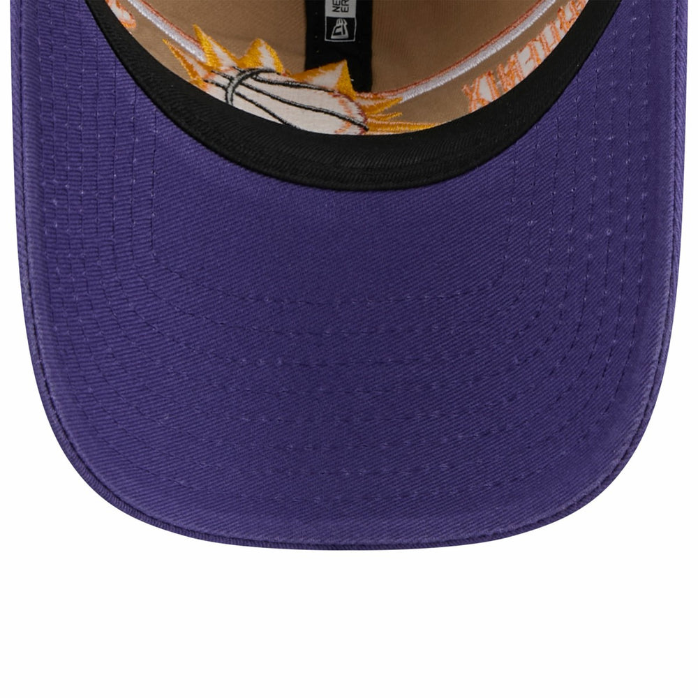 New Era Phoenix Suns 2024 NBA Draft 9TWENTY Adjustable Hat Tan/Purple