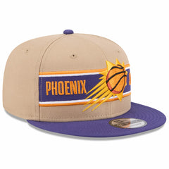 New Era Phoenix Suns 2024 NBA Draft 9FIFTY Snapback Hat Tan/Purple