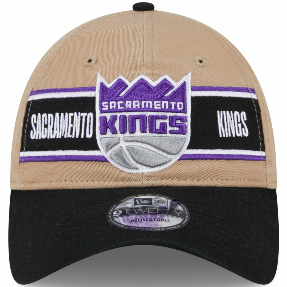 New Era Sacramento Kings 2024 NBA Draft 9TWENTY Adjustable Hat Tan/Black