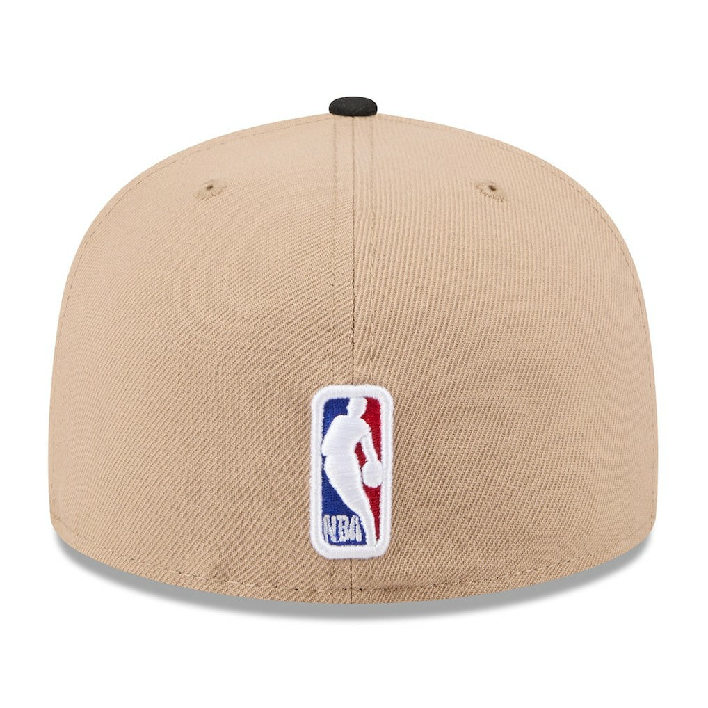 New Era Brooklyn Nets 2024 NBA Draft 59FIFTY Fitted Hat Tan/Black