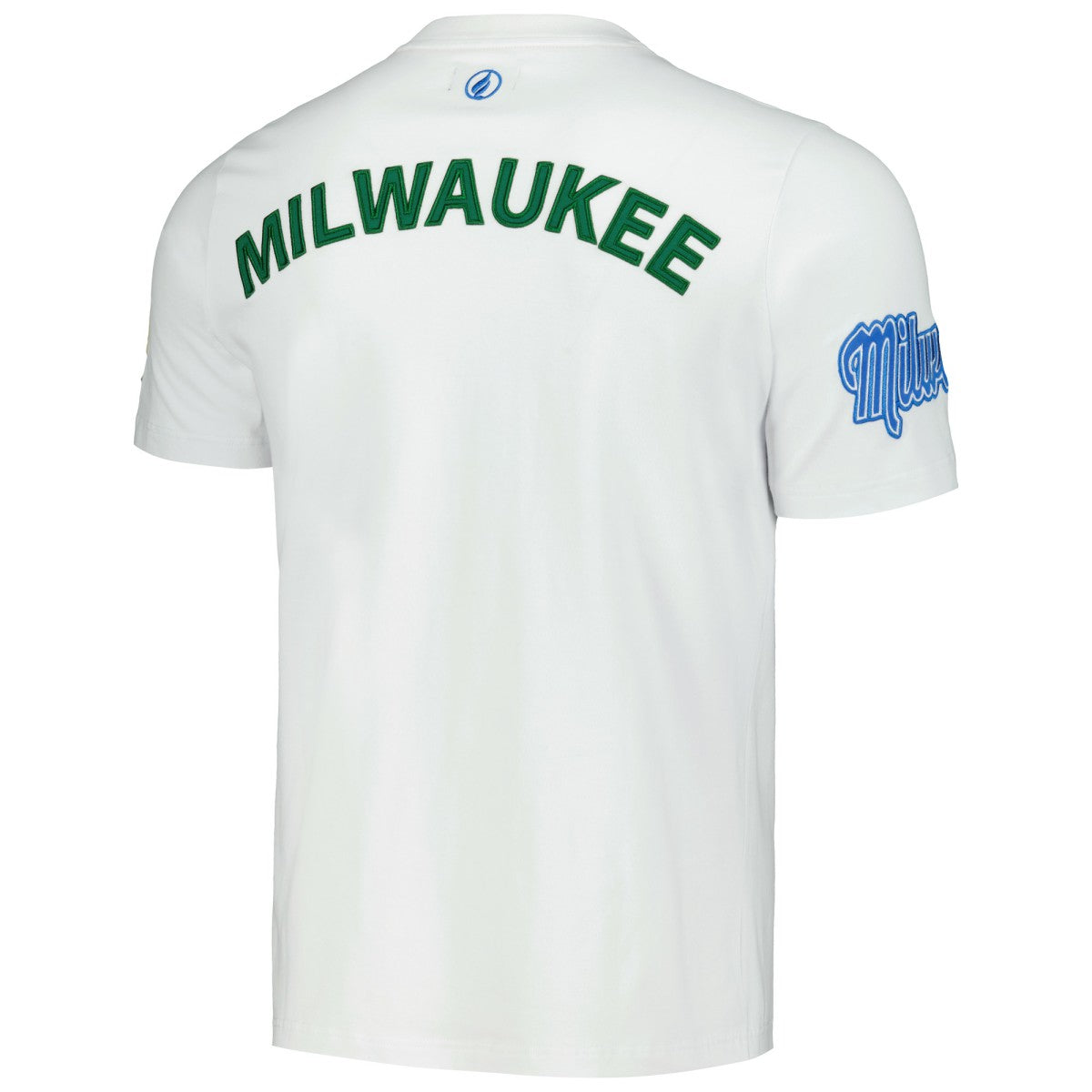 Milwaukee Bucks FISLL Unisex Heritage Crest T-Shirt White