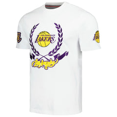 Los Angeles Lakers FISLL Unisex Heritage Crest T-Shirt White