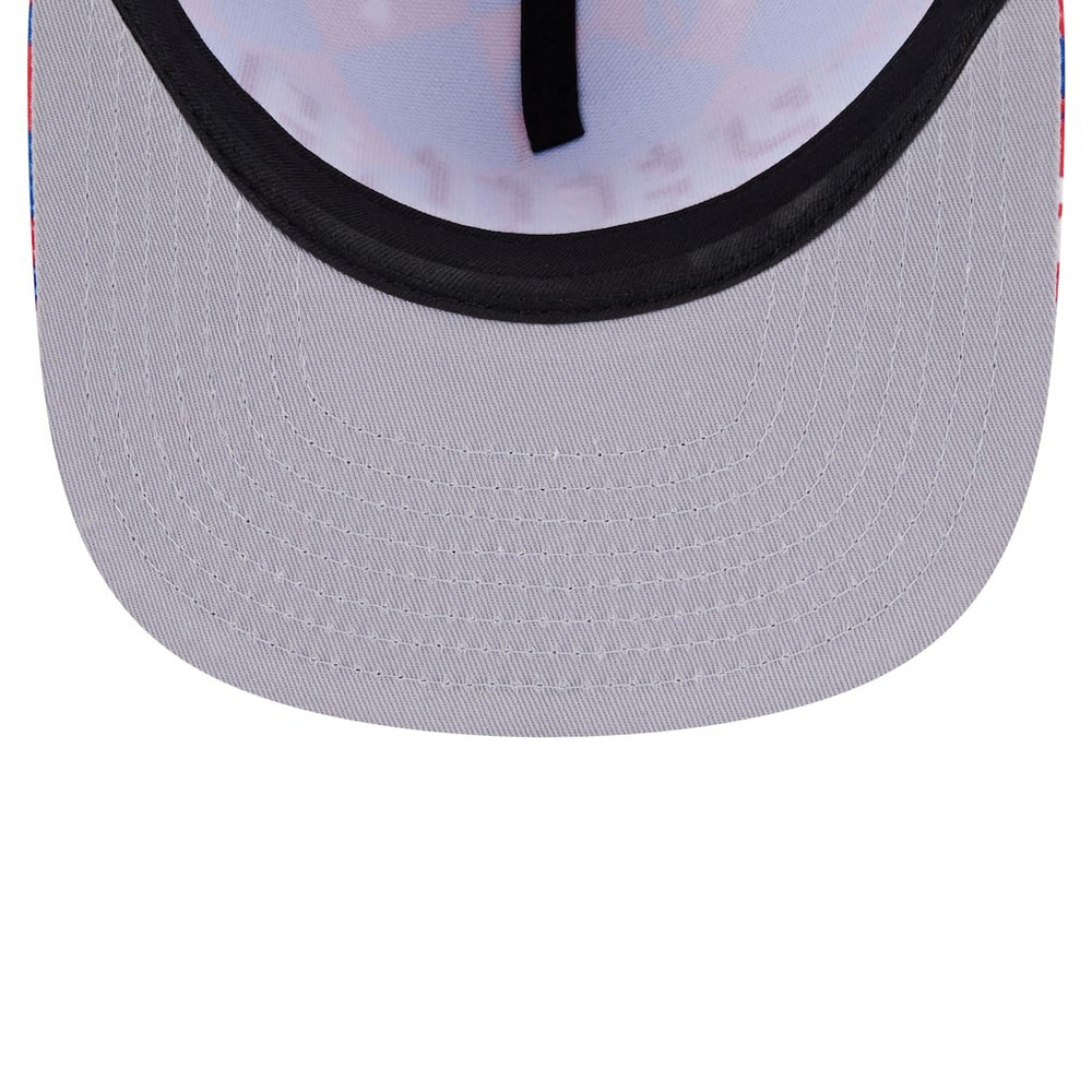 New Era Philadelphia 76ers Seeing Diamonds A-Frame Trucker 9FIFTY Snapback Hat Royal