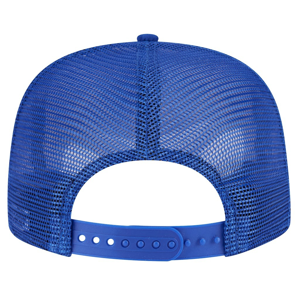 New Era Golden State Warriors Seeing Diamonds A-Frame Trucker 9FIFTY Snapback Hat Royal
