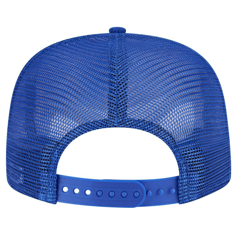 New Era Golden State Warriors Seeing Diamonds A-Frame Trucker 9FIFTY Snapback Hat Royal