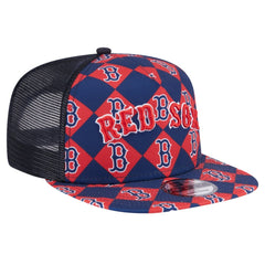Boston Red Sox New Era Seeing Diamonds A-Frame Trucker 9FIFTY Snapback Hat Near Me