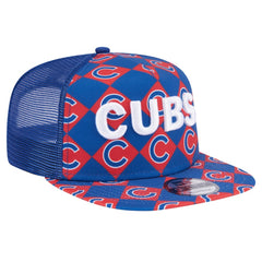 Chicago Cubs New Era Seeing Diamonds A-Frame Trucker 9FIFTY Snapback Hat Outlet
