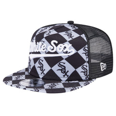 Chicago White Sox New Era Seeing Diamonds A-Frame Trucker 9FIFTY Snapback Hat Near Me