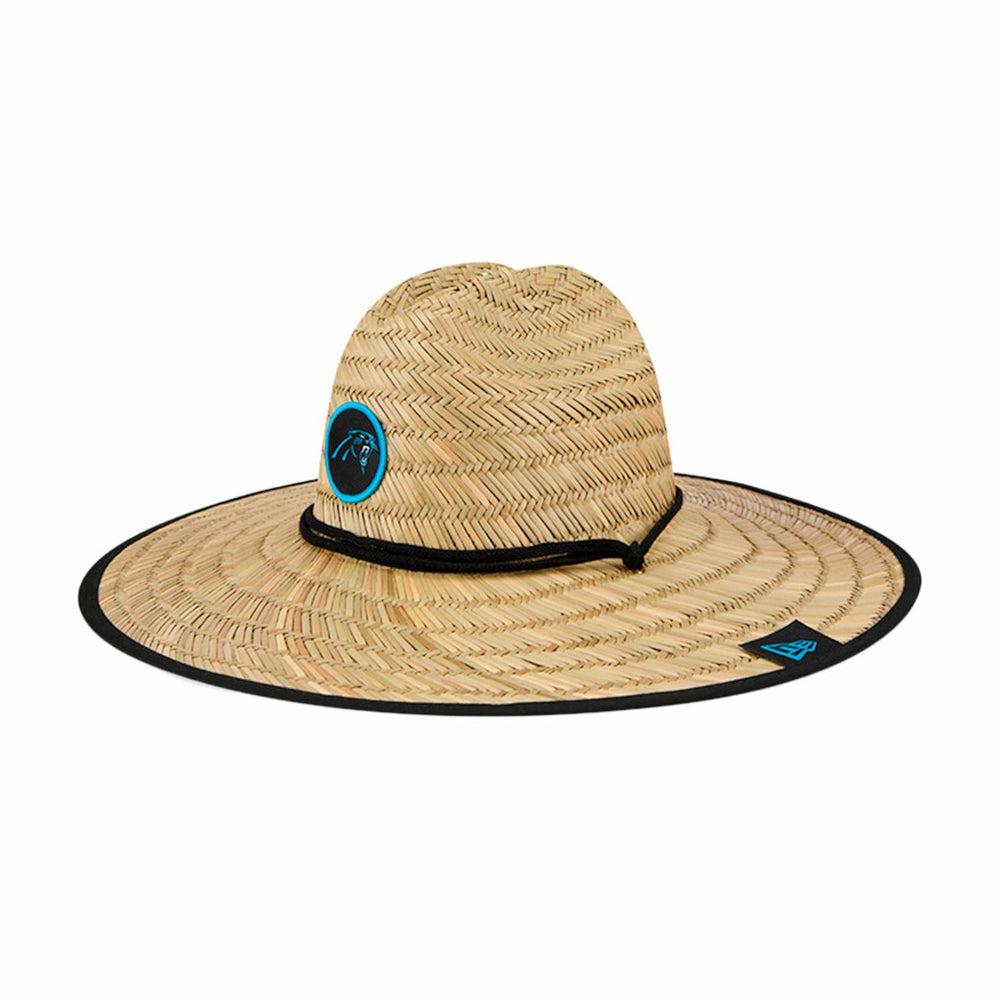 Carolina Panthers New Era NFL Training Camp Straw Lifeguard Hat - Natural - NFL