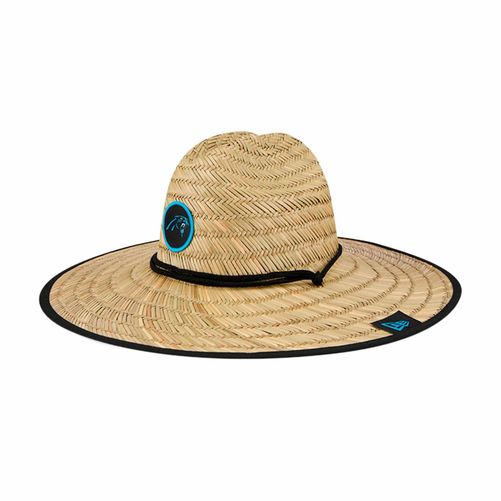 Carolina Panthers New Era NFL Training Camp Straw Lifeguard Hat - Natural - NFL