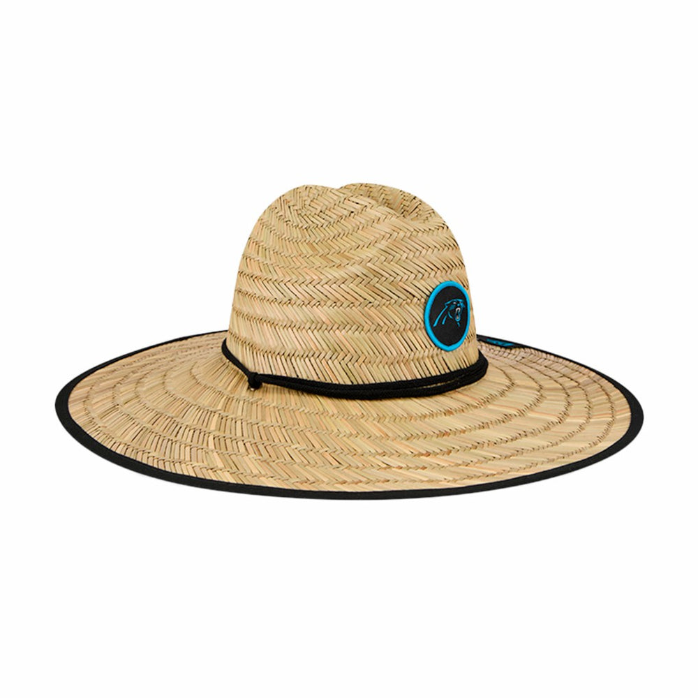 Carolina Panthers New Era NFL Training Camp Straw Lifeguard Hat - Natural - NFL