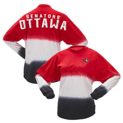 Ottawa Senators Fanatics Women's Ombre Long Sleeve T-Shirt - Red/Black | Fanatics sale