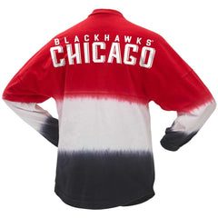 Chicago Blackhawks Fanatics Women's Ombre Long Sleeve T-Shirt - Red/Black | Fanatics discount
