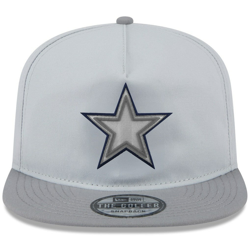 Dallas Cowboys New Era 2024 NFL Training Camp Golfer Snapback Hat - Gray - NFL
