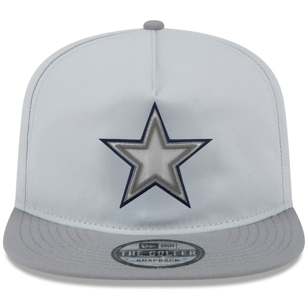 Dallas Cowboys New Era 2024 NFL Training Camp Golfer Snapback Hat - Gray - NFL