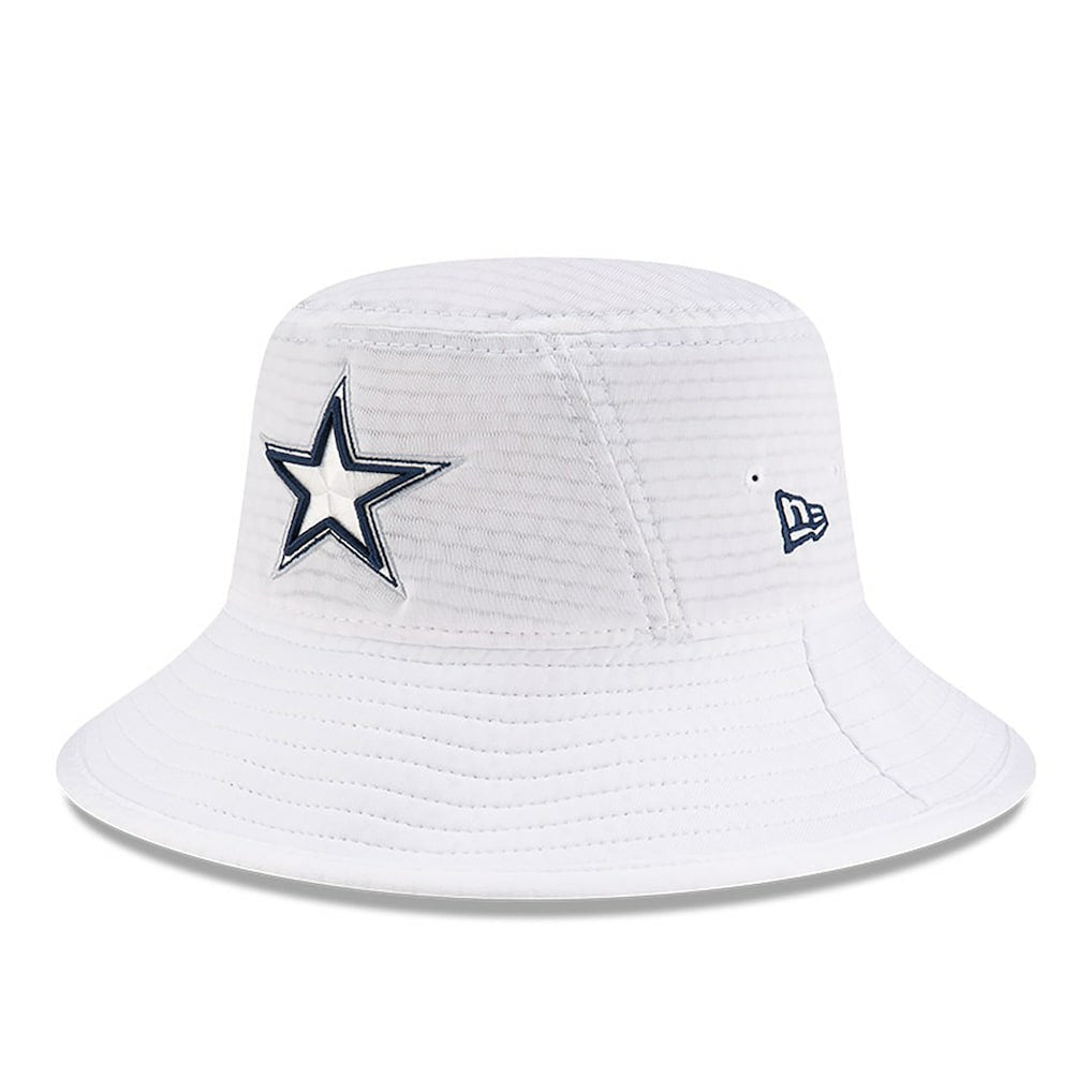 Dallas Cowboys New Era 2024 NFL Training Camp Stretch Bucket Hat - White - NFL