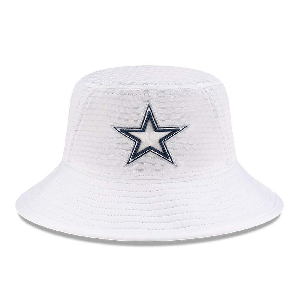 Dallas Cowboys New Era 2024 NFL Training Camp Stretch Bucket Hat - White - NFL