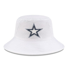 Dallas Cowboys New Era 2024 NFL Training Camp Stretch Bucket Hat - White - NFL