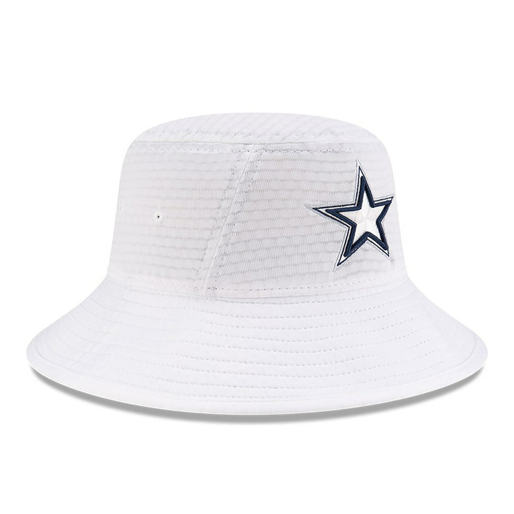 Dallas Cowboys New Era 2024 NFL Training Camp Stretch Bucket Hat - White - NFL